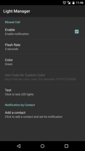 Light Manager - Led Settings 2