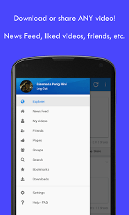 Come scaricare i video da Facebook con Android video downloader per facebook 1