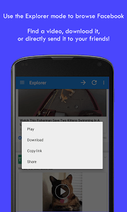Come scaricare i video da Facebook con Android video downloader per facebook 2