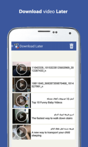 scaricare i video da Facebook con Android downloader video face for fb 4