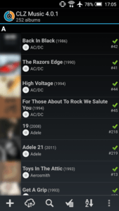 CLZ Music - Musica Database per Android 1