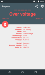 Come scoprire se ci sono problemi di carica della batteria su Android 4