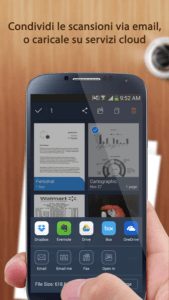 Fare la scansione di un documento con TinyScanner per Android 4