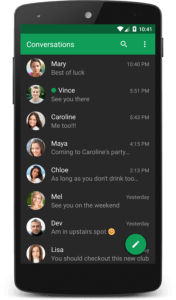 Le migliori Applicazioni Android per inviare SMS chomp sms 2