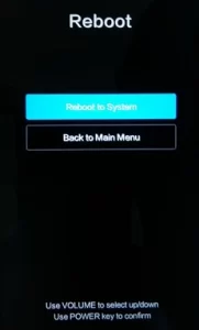 schermata riavvio reboot di Xiaomi, Poco, Redmi