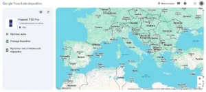 schermata google trova il mio dispositivo in versione web